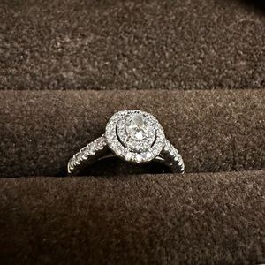 Princess ring half carat.
